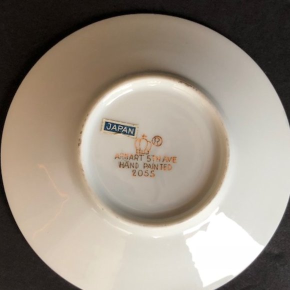 Arnart 5th Ave Hand Painted 2055 Demitasse Saucer - Picture 2 of 2
